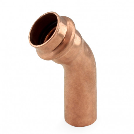 3/4" Press Copper 45° Street Elbow, Made in the USA Apollo