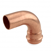1-1/4" Press Copper 90° Street Elbow, Made in the USA Apollo