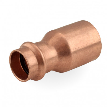 1-1/4" FTG x 3/4" Press Copper Reducer, Made in the USA Apollo