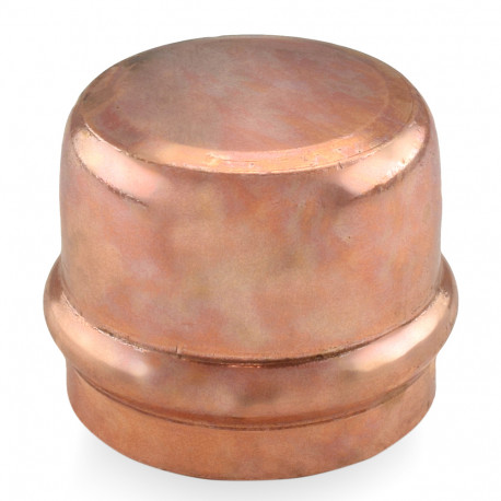 2" Press Copper Cap, Made in the USA Apollo