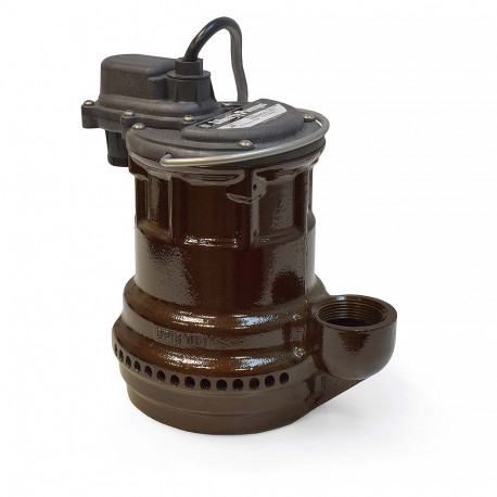 Manual Sump Pump, 10' cord, 1/4 HP, 115V Liberty Pumps