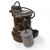 Automatic Sump Pump w/ Piggyback Wide Angle Float Switch, 10' cord, 1/4 HP, 115V Liberty Pumps