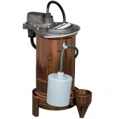 Automatic Sump/Effluent Pump w/ Wide Angle Float Switch, 10' cord, 1/2 HP, 115V Liberty Pumps