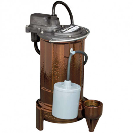 Automatic Sump/Effluent Pump w/ Wide Angle Float Switch, 50' cord, 3/4 HP, 115V Liberty Pumps