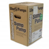 Automatic Sump Pump w/ Wide Angle Float Switch, 10' cord, 1/2 HP, 115V Liberty Pumps