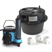 WRSC-6 Drainosaur Compact Water Removal System w/ 9' cord, 3.5 gallon capacity, 1/3 HP, 115V Little Giant