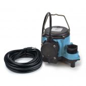 6-CIA Automatic Sump Pump w/ Diaphragm Switch and 25' cord, 1/3 HP, 115V Little Giant