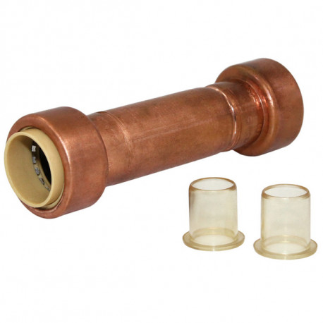 3/4" Push To Connect Copper Slip Coupling Sioux Chief