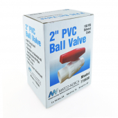 2" PVC Ball Valve, Solvent Weld, Sch. 40/80 Matco-Norca