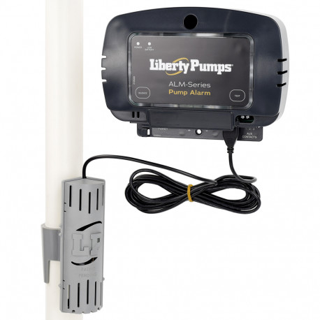 Indoor High Water Level Alarm w/ Compact Snap-On Float Switch, 10ft Cord, 115V (Sump Only) Liberty Pumps