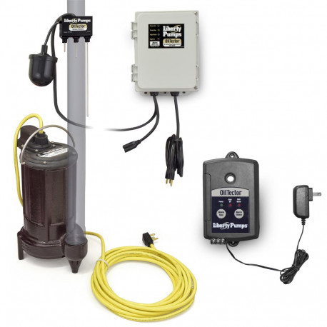 Automatic Elevator Sump Pump System w/ OilTector Control, 1/2 HP, 230V Liberty Pumps