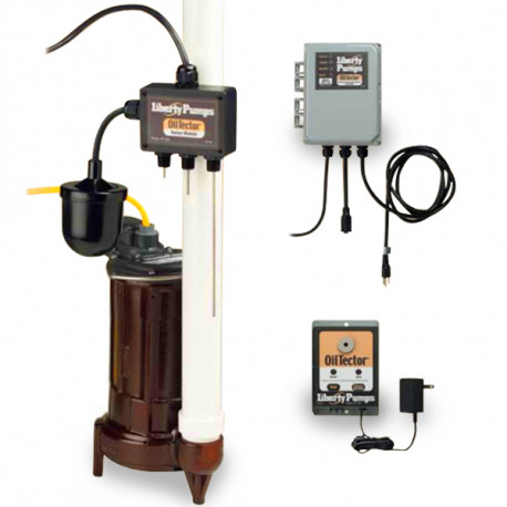 Automatic Elevator Sump Pump System w/ OilTector Control, 3/4 HP, 230V Liberty Pumps