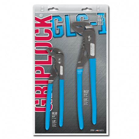 GLS-1 Channellock Griplock Tongue and Groove Pliers Gift Set (incl. 9.5" GL10 and 12.5" GL12 models) Channellock