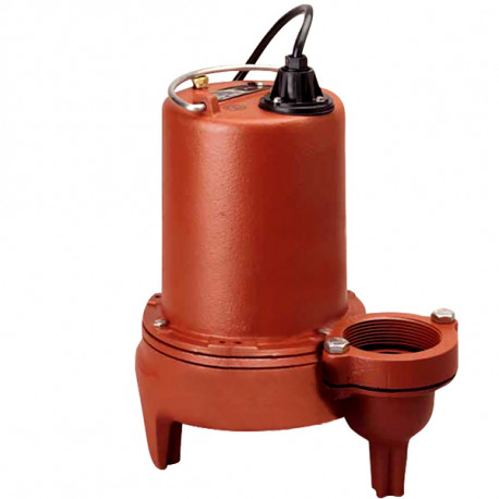 Manual Sewage Pump, 10' cord, 1 HP, 2" Discharge, 208/230V Liberty Pumps