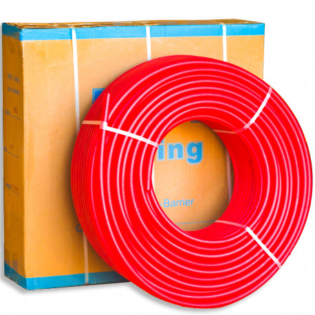 1" x 300ft PEX Plumbing Tubing, Non-Barrier (Red) Everhot