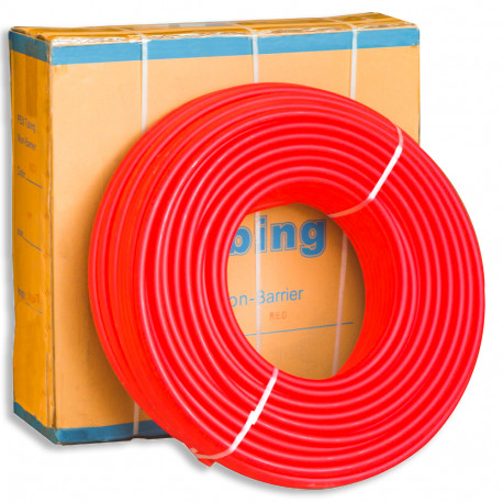 3/4" x 500ft PEX Plumbing Tubing, Non-Barrier (Red) Everhot