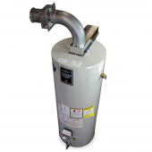 40 Gal, Defender Direct Vent Water Heater (NG) w/ Flex Vent Kit, 6-Yr Wrty Bradford White