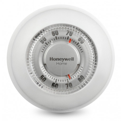 Round Mechanical Thermostat, Heat Only Honeywell