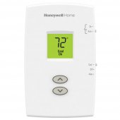PRO 1000 Non-Programmable Vertical Thermostat, 1H/1C Honeywell