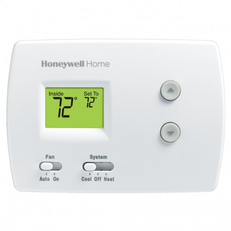 PRO 3000 Non-Programmable Thermostat, 1H/1C Conv. or 1H/1C Heat Pump Honeywell