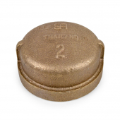 2" FPT Brass Cap, Lead-Free Matco-Norca
