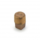1/8" MPT Square-Head Brass Plug, Lead-Free Matco-Norca