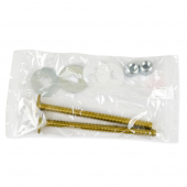 #35 Reinforced Wax Closet Gasket/Ring Extender with Flange Kit, incl. brass bolts, fits 3" or 4" Harvey