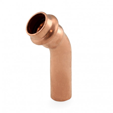 1/2" Press Copper 45° Street Elbow, Made in the USA Apollo