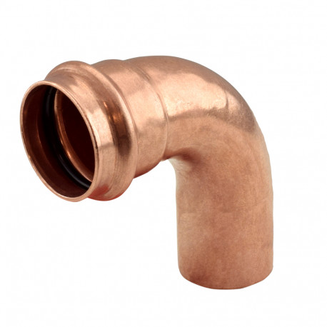 1-1/2" Press Copper 90° Street Elbow, Made in the USA Apollo