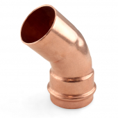 2" Press Copper 45° Street Elbow, Made in the USA Apollo
