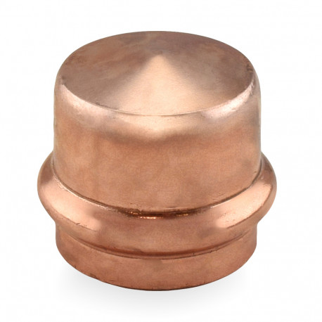 1-1/2" Press Copper Cap, Made in the USA Apollo