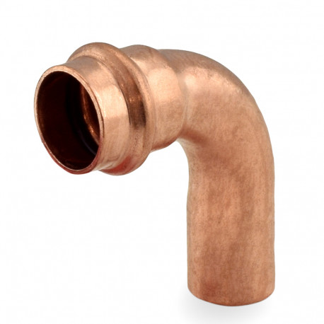 1/2" Press Copper 90° Street Elbow, Made in the USA Apollo
