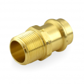 3/4" Press x Male Threaded Adapter, Lead-Free Brass, Made in the USA Apollo