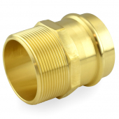 2" Press x Male Threaded Adapter, Lead-Free Brass, Made in the USA Apollo