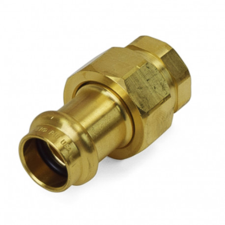 1/2" Press x FPT Threaded Union, Lead-Free Brass, Made in the USA Apollo
