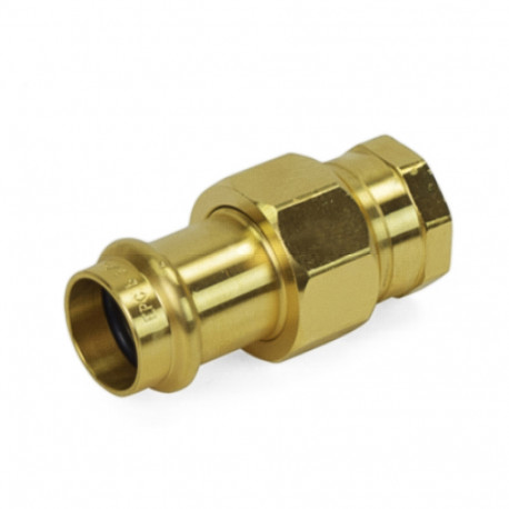 3/4" Press x FPT Threaded Union, Lead-Free Brass, Made in the USA Apollo