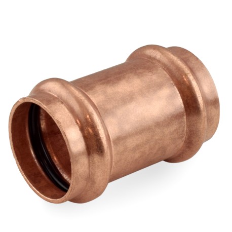 1-1/2" Press Copper Slip Coupling, Made in the USA Apollo