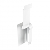 Right End Cap (Slotted/Wall Trim) for Fine/Line 30, Hinged, 3.75" wide Slant-Fin