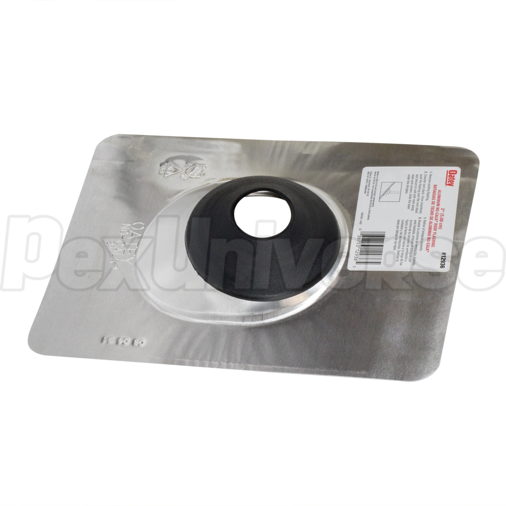 Oatey 12936, No-Calk Pitched Roof Chimney/Vent Flashing for 2