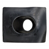 4" Pipe, Flex-Flash No-Calk Pitched Roof Flashing, 11.5" x 14" base Oatey