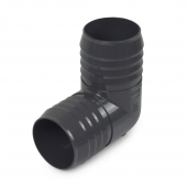 2" Barbed Insert 90° PVC Elbow, Sch 40, Gray Spears