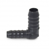 3/4" x 1/2" Barbed Insert 90° Reducing PVC Elbow, Sch 40, Gray Spears