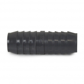 1" Barbed Insert PVC Coupling, Sch 40, Gray Spears