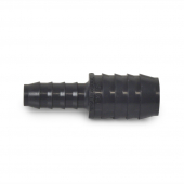 1" x 1/2" Barbed Insert PVC Reducing Coupling, Sch 40, Gray Spears