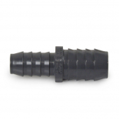 1" x 3/4" Barbed Insert PVC Reducing Coupling, Sch 40, Gray Spears