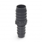 1" x 3/4" Barbed Insert PVC Reducing Coupling, Sch 40, Gray Spears