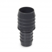 1-1/4" x 1" Barbed Insert PVC Reducing Coupling, Sch 40, Gray Spears