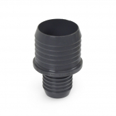 2" x 1-1/4" Barbed Insert PVC Reducing Coupling, Sch 40, Gray Spears