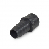 3/4" Barbed Insert x 1/2" Female NPT Threaded PVC Reducing Adapter, Sch 40, Gray Spears