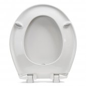 Bemis 200E4 (White) Premium Plastic Soft-Close Round Toilet Seat Bemis